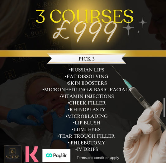 3 Courses for £999 Special Offer